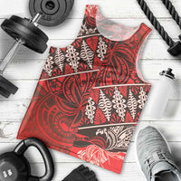 Vintage Ngatu Tribal Tonga Pattern Men Tank Top - Polynesian Pride