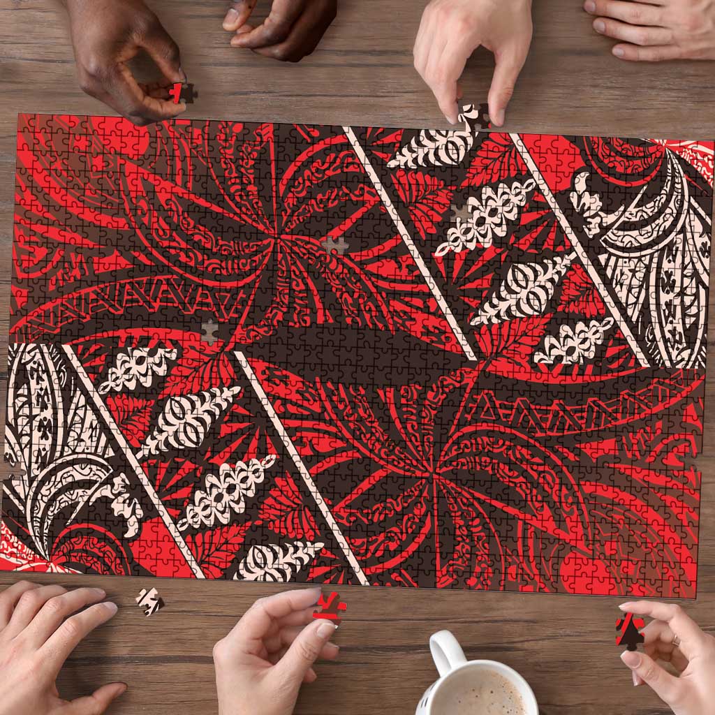 Vintage Ngatu Tribal Tonga Pattern Puzzle LT9