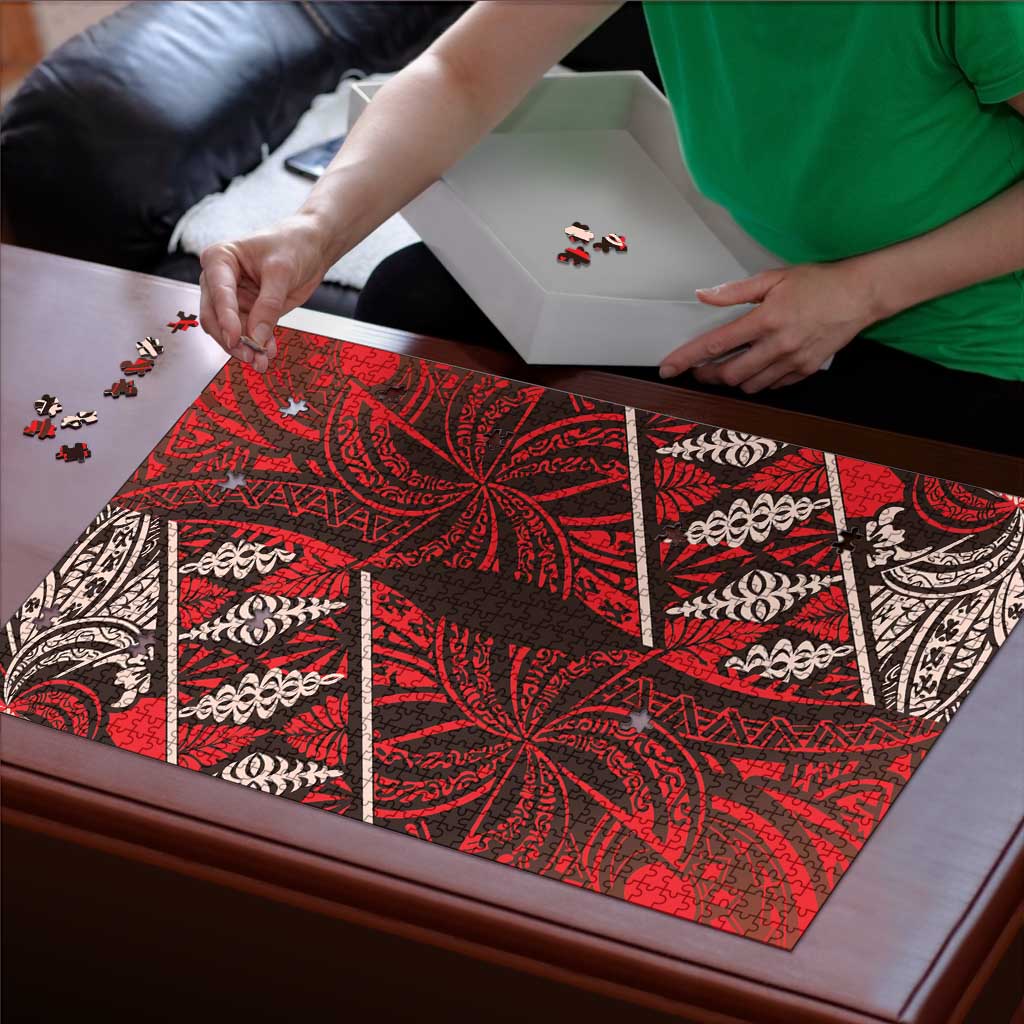 Vintage Ngatu Tribal Tonga Pattern Puzzle LT9