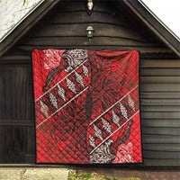Vintage Ngatu Tribal Tonga Pattern Quilt - Polynesian Pride