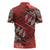 Vintage Ngatu Tribal Tonga Pattern Zipper Polo Shirt - Polynesian Pride