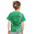 Strong Maui Kid T Shirt Good Living Hawaii with Shaka Sign Kakau Tribal Green LT9 - Polynesian Pride