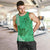 Personalised Strong Maui Men Tank Top Good Living Hawaii with Shaka Sign Kakau Tribal Green LT9 - Polynesian Pride
