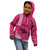 Maui Island Kid Hoodie Kakau Tribal Mixed Polynesian Pattern Pink LT9 - Polynesian Pride