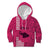 Personalised Maui Island Kid Hoodie Kakau Tribal Mixed Polynesian Pattern Pink LT9 Hoodie Pink - Polynesian Pride