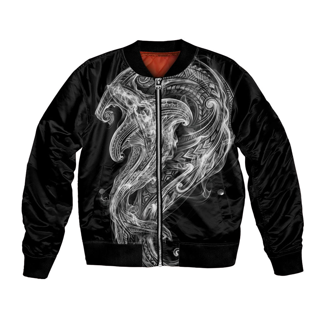 Pango Maori Tribal Hammershark Ghost Spirit Bomber Jacket