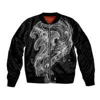 Pango Maori Tribal Hammershark Ghost Spirit Bomber Jacket