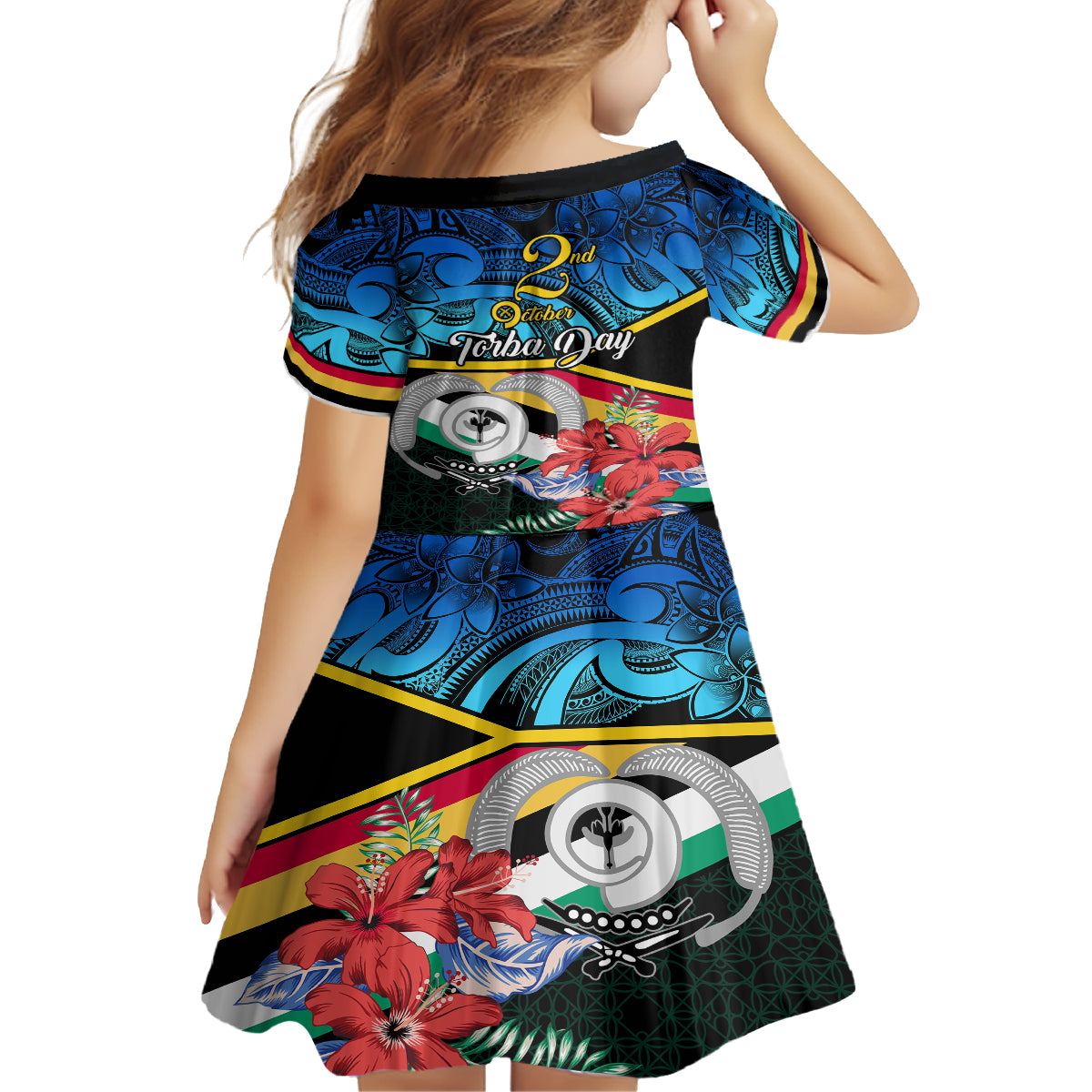 torba-vanuatu-family-matching-off-shoulder-maxi-dress-and-hawaiian-shirt-sand-drawing-with-polynesian-pattern