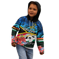 Torba Vanuatu Kid Hoodie Sand Drawing With Polynesian Pattern LT9 - Polynesian Pride