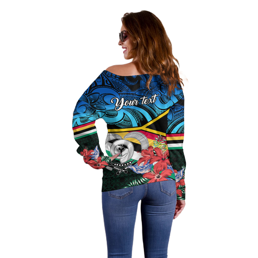 personalised-torba-vanuatu-off-shoulder-sweater-sand-drawing-with-polynesian-pattern