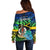 malampa-day-off-shoulder-sweater-vanuatu-flowers-with-malampa-emblem-tribal-pattern