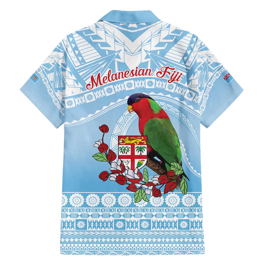 Melanesian Fiji Kula Bird Family Matching Summer Maxi Dress and Hawaiian Shirt with Tagimoucia Masi Tapa Pattern LT9 - Polynesian Pride