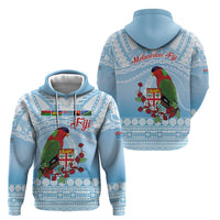 Melanesian Fiji Kula Bird Hoodie with Tagimoucia Masi Tapa Pattern LT9 - Polynesian Pride