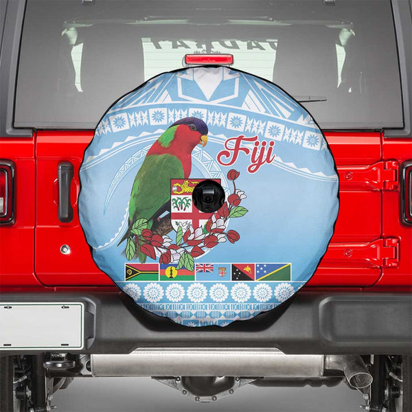Vanuatu And Fiji Spare Tire Cover Together - Blue LT8 main image 1