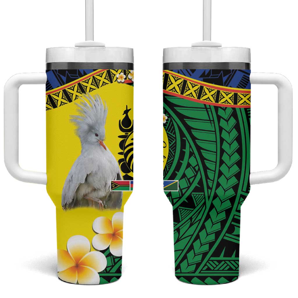 Melanesian New Caledonia Tumbler With Handle LT9 One Size: 40 oz Blue - Polynesian Pride