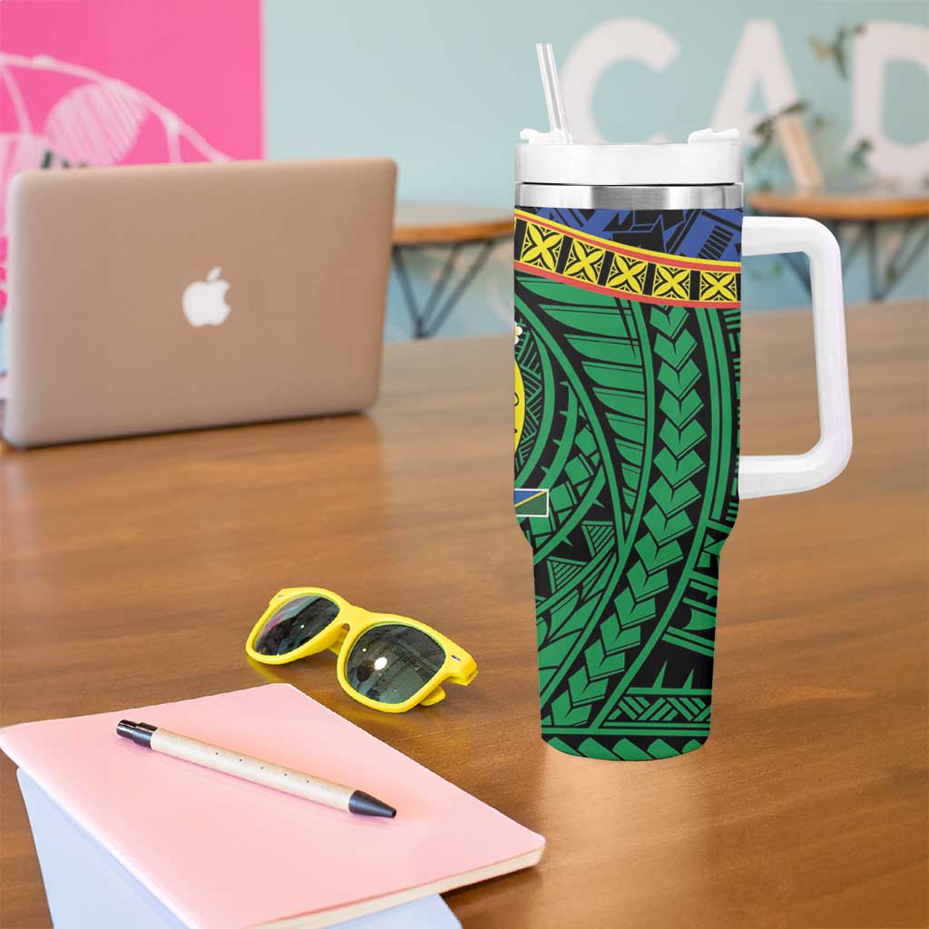 Melanesian New Caledonia Tumbler With Handle LT9 - Polynesian Pride
