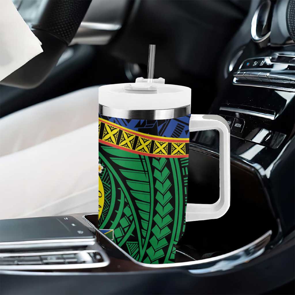 Melanesian New Caledonia Tumbler With Handle LT9 - Polynesian Pride