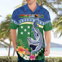 Melanesian Solomon Islands Hawaiian Shirt Tropical Shark Tattoo LT9 - Polynesian Pride