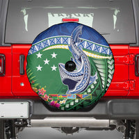 Melanesian Solomon Islands Spare Tire Cover Tropical Shark Tattoo
