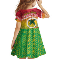 Melanesian Ni-Vanuatu Family Matching Tank Maxi Dress and Hawaiian Shirt Sea Turtle with Sand Drawing Pattern LT9 - Polynesian Pride