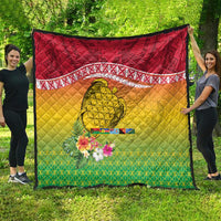 Melanesian Ni-Vanuatu Quilt Sea Turtle with Sand Drawing Pattern LT9 - Polynesian Pride
