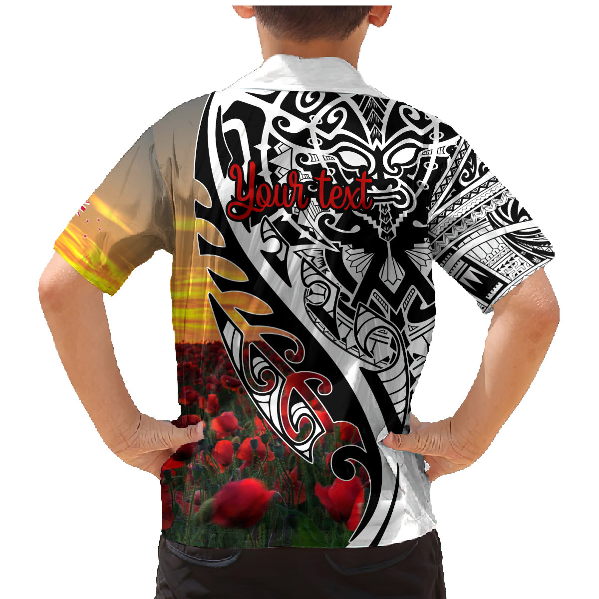 Personalised New Zealand Waitangi and ANZAC day Family Matching Mermaid Dress and Hawaiian Shirt LT9 - Polynesian Pride