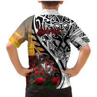 Personalised New Zealand Waitangi and ANZAC day Family Matching Mermaid Dress and Hawaiian Shirt LT9 - Polynesian Pride