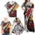 Personalised New Zealand Waitangi and ANZAC day Family Matching Off Shoulder Maxi Dress and Hawaiian Shirt LT9 - Polynesian Pride