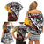 Personalised New Zealand Waitangi and ANZAC day Family Matching Off Shoulder Short Dress and Hawaiian Shirt LT9 - Polynesian Pride