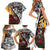 Personalised New Zealand Waitangi and ANZAC day Family Matching Short Sleeve Bodycon Dress and Hawaiian Shirt LT9 - Polynesian Pride