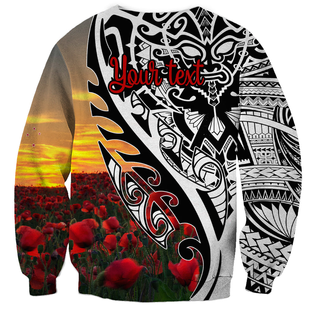 Personalised New Zealand Waitangi and ANZAC day Sweatshirt LT9 - Polynesian Pride