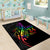 Personalised New Zealand Wellington Pride Area Rug Maori Fern with Pride Flag 2024