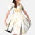 Aloha Lei Onaona Family Matching Off The Shoulder Long Sleeve Dress and Hawaiian Shirt Beige Hawaiian Tribal Pattern
