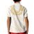 Aloha Lei Onaona Kid Polo Shirt Beige Hawaiian Tribal Pattern