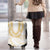 Aloha Lei Onaona Luggage Cover Beige Hawaiian Tribal Pattern