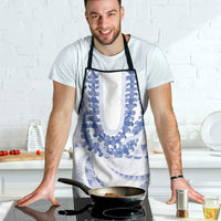 Aloha Lei Onaona Apron Navy Blue Hawaiian Tribal Pattern - Polynesian Pride