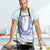 Aloha Lei Onaona Apron Navy Blue Hawaiian Tribal Pattern - Polynesian Pride