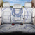 Aloha Lei Onaona Back Car Seat Cover Navy Blue Hawaiian Tribal Pattern