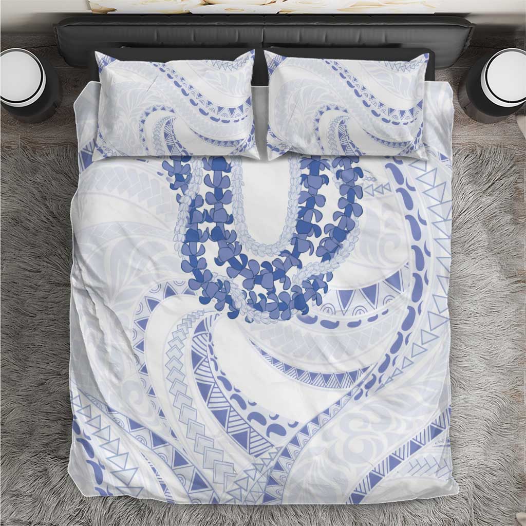 Aloha Lei Onaona Bedding Set Navy Blue Hawaiian Tribal Pattern