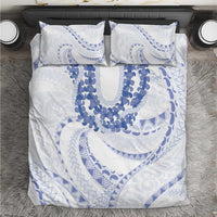 Aloha Lei Onaona Bedding Set Navy Blue Hawaiian Tribal Pattern