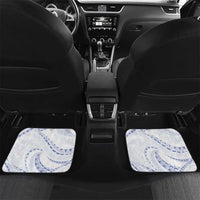 Aloha Lei Onaona Car Mats Navy Blue Hawaiian Tribal Pattern