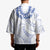 Aloha Lei Onaona Kimono Navy Blue Hawaiian Tribal Pattern - Polynesian Pride