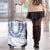 Aloha Lei Onaona Luggage Cover Navy Blue Hawaiian Tribal Pattern