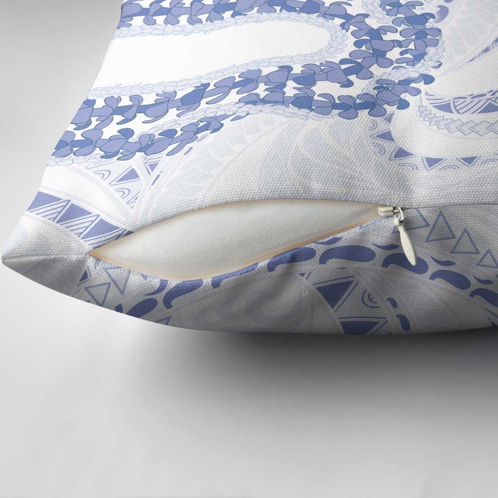 Aloha Lei Onaona Pillow Cover Navy Blue Hawaiian Tribal Pattern - Polynesian Pride