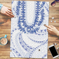 Aloha Lei Onaona Puzzle Navy Blue Hawaiian Tribal Pattern - Polynesian Pride