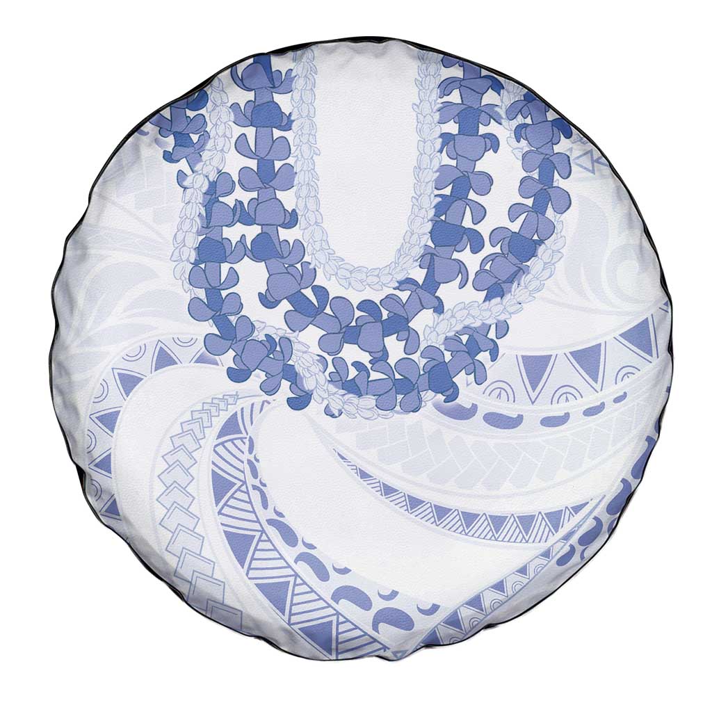 Aloha Lei Onaona Spare Tire Cover Navy Blue Hawaiian Tribal Pattern
