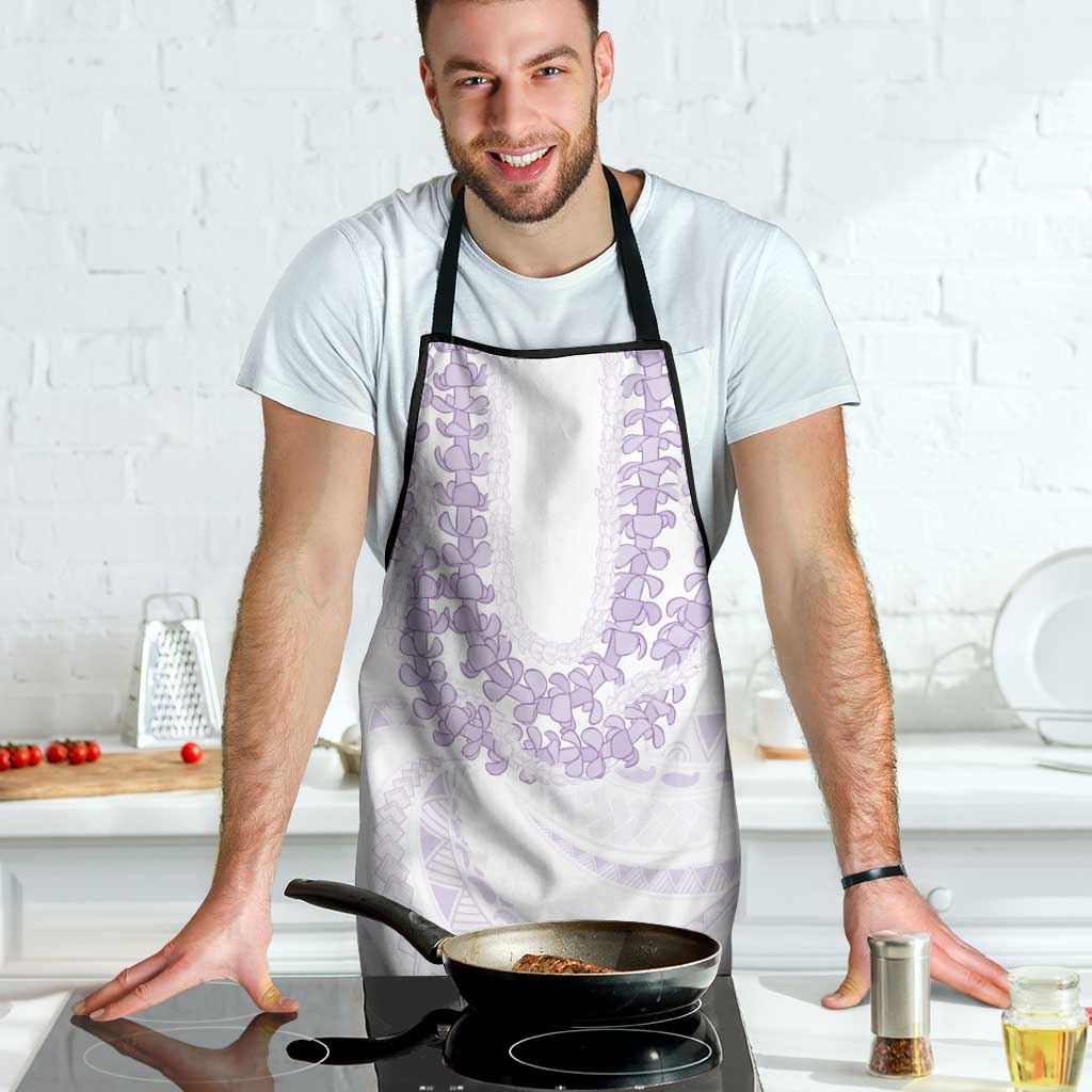Aloha Lei Onaona Apron Purple Hawaiian Tribal Pattern - Polynesian Pride