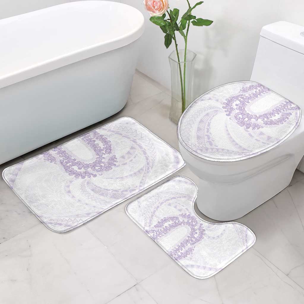 Aloha Lei Onaona Bathroom Set Purple Hawaiian Tribal Pattern - Polynesian Pride