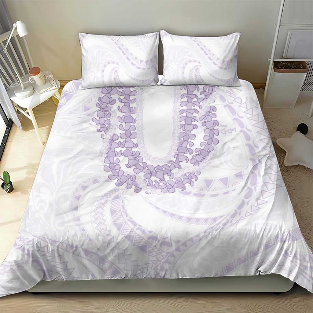 Aloha Lei Onaona Bedding Set Purple Hawaiian Tribal Pattern