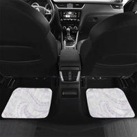 Aloha Lei Onaona Car Mats Purple Hawaiian Tribal Pattern